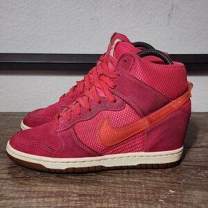 Nike Dunk Sky Hi Hidden Wedge Women's Shoes Size 7.5 Pink